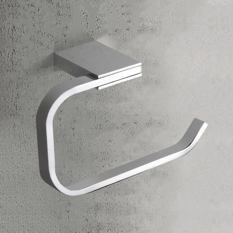 Nameeks NCB34 Toilet Paper Holder, Polished Chrome